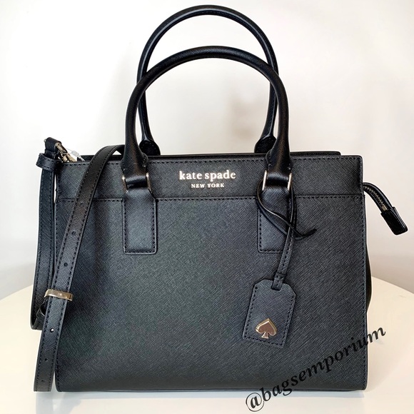 Kate Spade Cameron MD Leather Satchel Crossbody - Picture 2 of 9